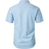 JEMITOP Mens Stretch Wrinkle Free Texture Shirts(Sky Blue)