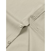 JEMITOP Mens Stretch Wrinkle Free Texture Shirts(Tan)