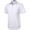 JEMITOP Mens Stretch Wrinkle Free Texture Shirts(White)