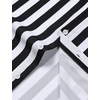 JEMITOP Mens Stretch Wrinkle Free Texture Shirts(White Black Striped)