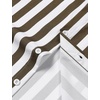 JEMITOP Mens Stretch Wrinkle Free Texture Shirts(White Brown Striped)