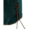 JEMITOP Mens Vintage Short Sleeve Renaissance Shirt(Dark Green)