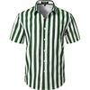 White Green Striped