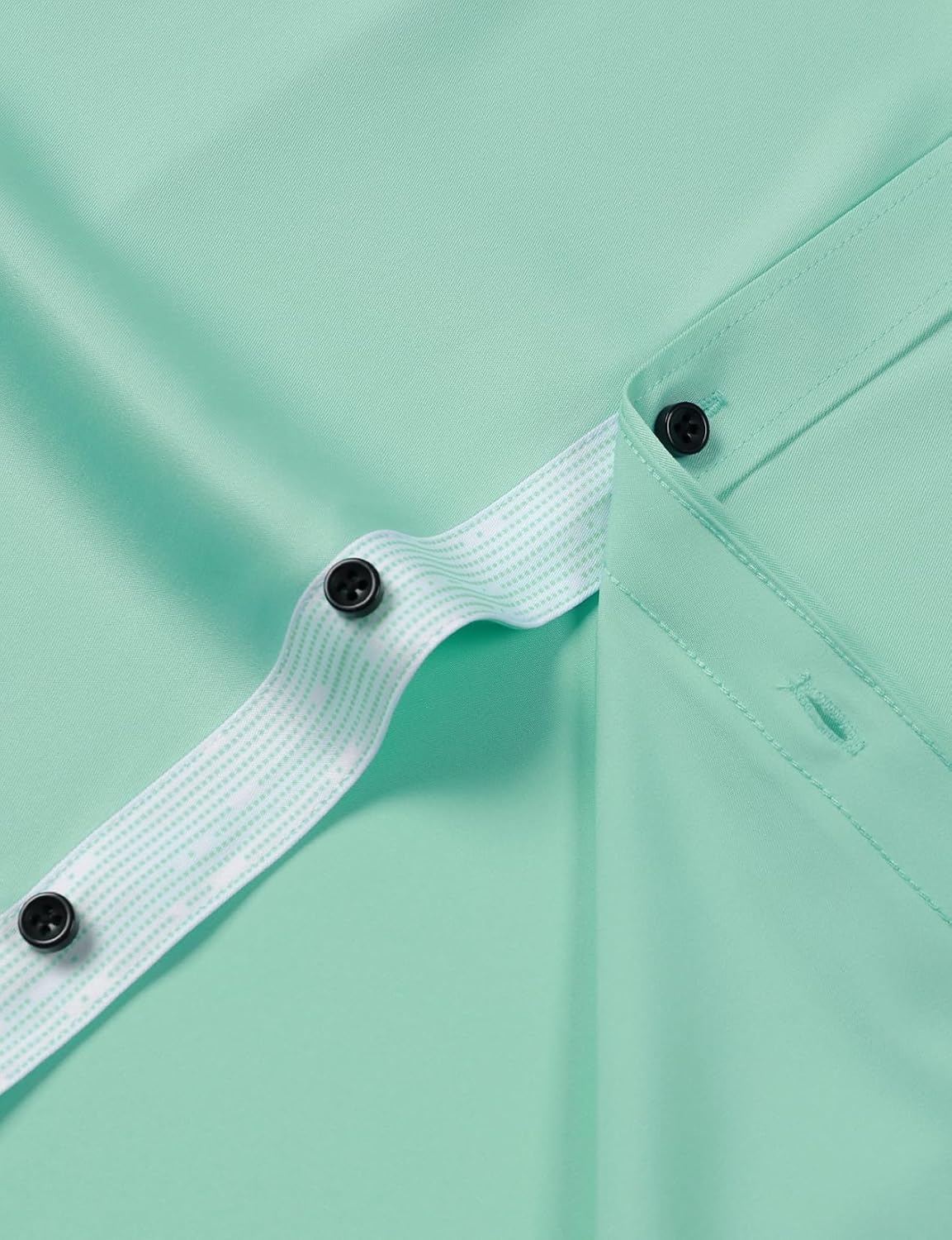 image:imageJEMITOP Mens Stretch MultiUse Dress ShirtsMint Green