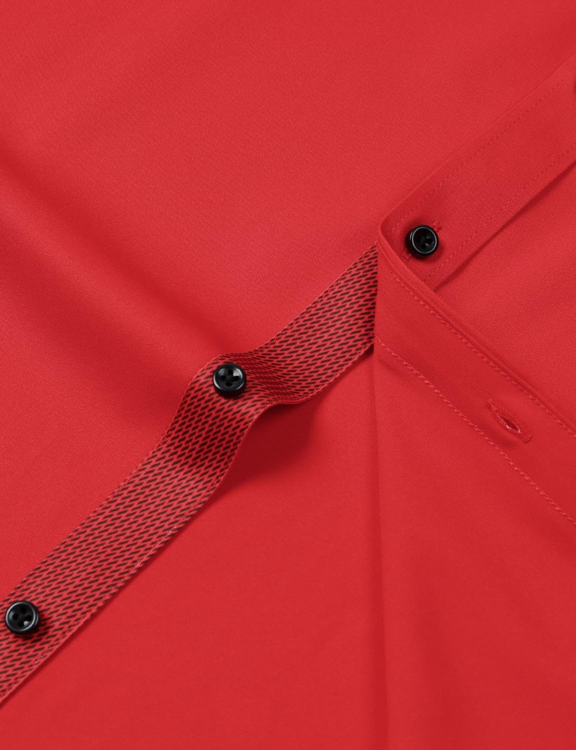 image:imageJEMITOP Mens Stretch MultiUse Dress ShirtsRed