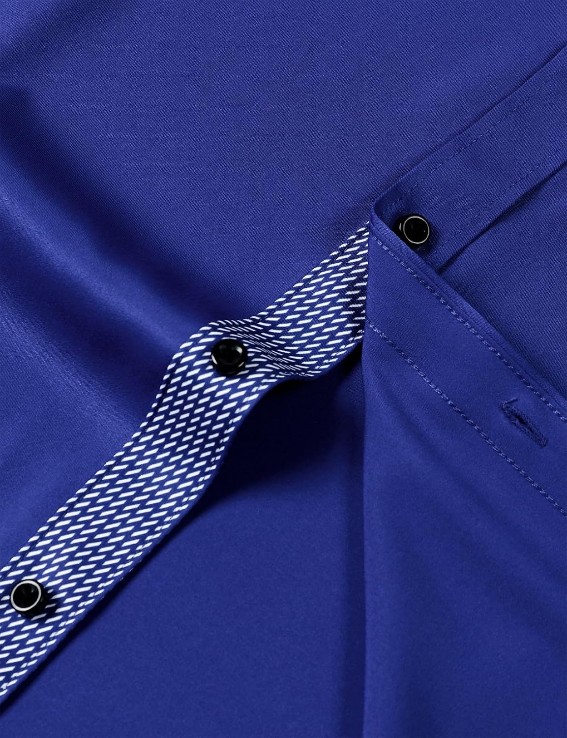 image:imageJEMITOP Mens Stretch MultiUse Dress ShirtsRoyal Blue