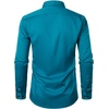 JEMITOP Mens Stretch Multi-Use Dress Shirts(Teal)