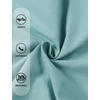 JEMITOP Mens Lightweight Oxford Long Sleeve Shirts(Aqua Green)