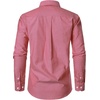 JEMITOP Mens Lightweight Oxford Long Sleeve Shirts(Coral Red)