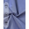 JEMITOP Mens Lightweight Oxford Long Sleeve Shirts(Denim Blue)