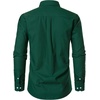 JEMITOP Mens Lightweight Oxford Long Sleeve Shirts(Forest Green)