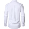 JEMITOP Mens Lightweight Oxford Long Sleeve Shirts(White)