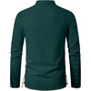 JEMITOP Mens Renaissance Costume Top Pirate Viking Shirt(Dark Green)
