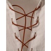 JEMITOP Mens Renaissance Costume Top Pirate Viking Shirt(Light Khaki)