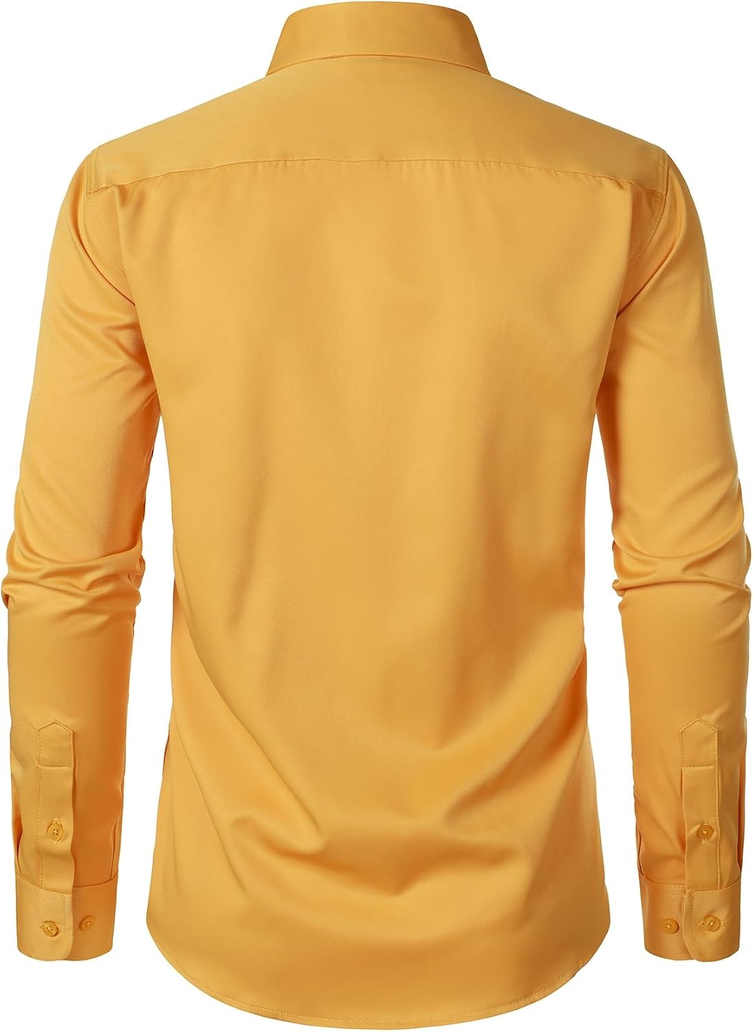 image:imageJEMITOP Mens Stretch WrinkleFree Soft Dress ShirtsGold