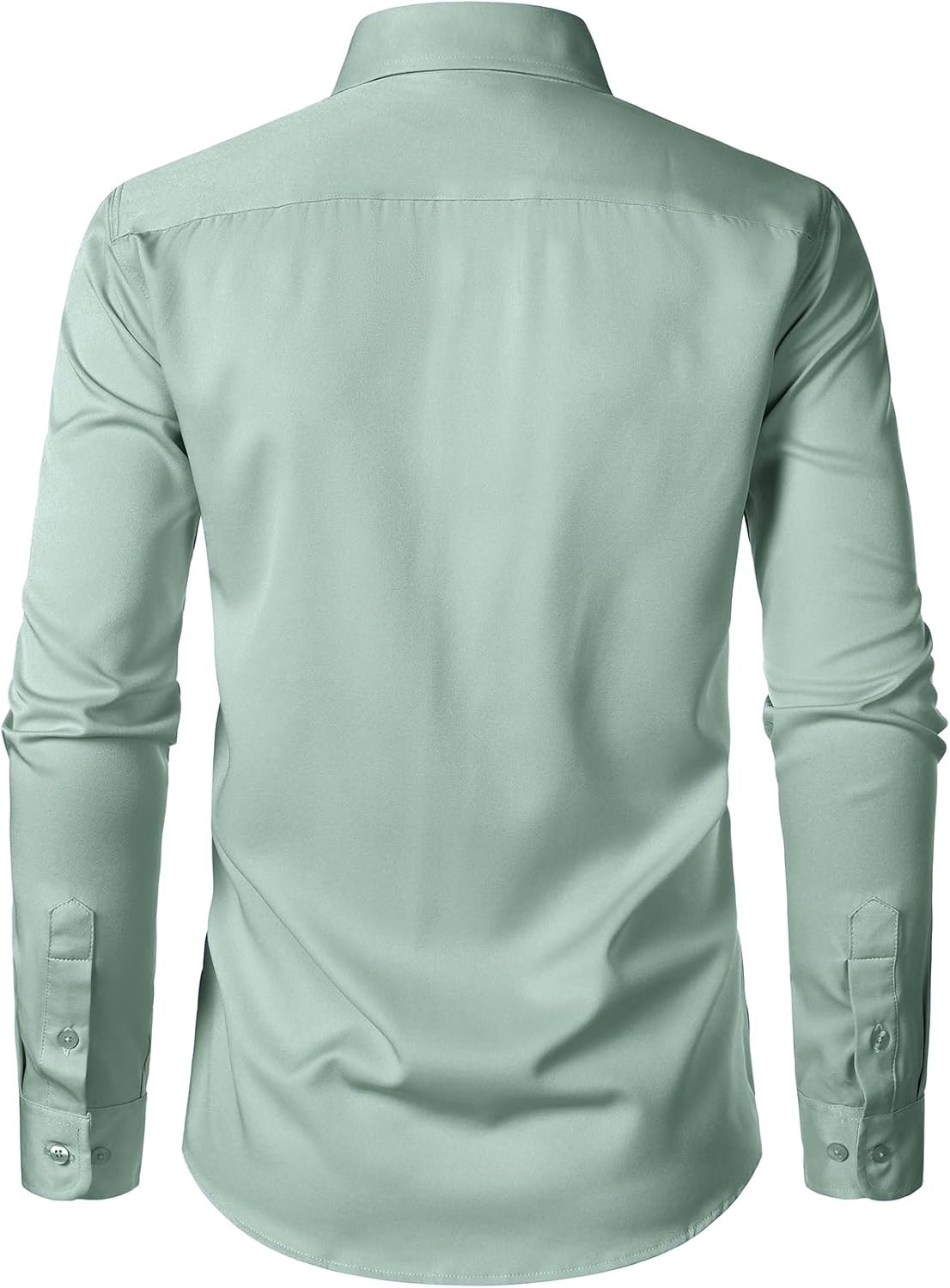 image:imageJEMITOP Mens Stretch WrinkleFree Soft Dress ShirtsTurquoise