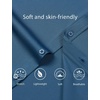 JEMITOP Mens Stretch Wrinkle-Free Soft Dress Shirts(Dusty Blue)