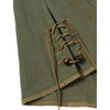 JEMITOP Men’s Pure Cotton Renaissance Lace Up Shirt(Army Green Retro)