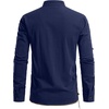 JEMITOP Men’s Pure Cotton Renaissance Lace Up Shirt(Dark Blue)
