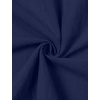 JEMITOP Men’s Pure Cotton Renaissance Lace Up Shirt(Dark Blue)