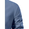 JEMITOP Men’s Pure Cotton Renaissance Lace Up Shirt(Indigo Blue)