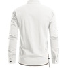 JEMITOP Men’s Pure Cotton Renaissance Lace Up Shirt(Ivory White)