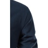 JEMITOP Men’s Pure Cotton Renaissance Lace Up Shirt(Navy Blue)