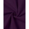 JEMITOP Men’s Pure Cotton Renaissance Lace Up Shirt(Purple)