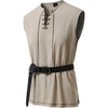 JEMITOP Mens Renaissance Viking Medieval Shirt Costume Without Belt(Khaki)