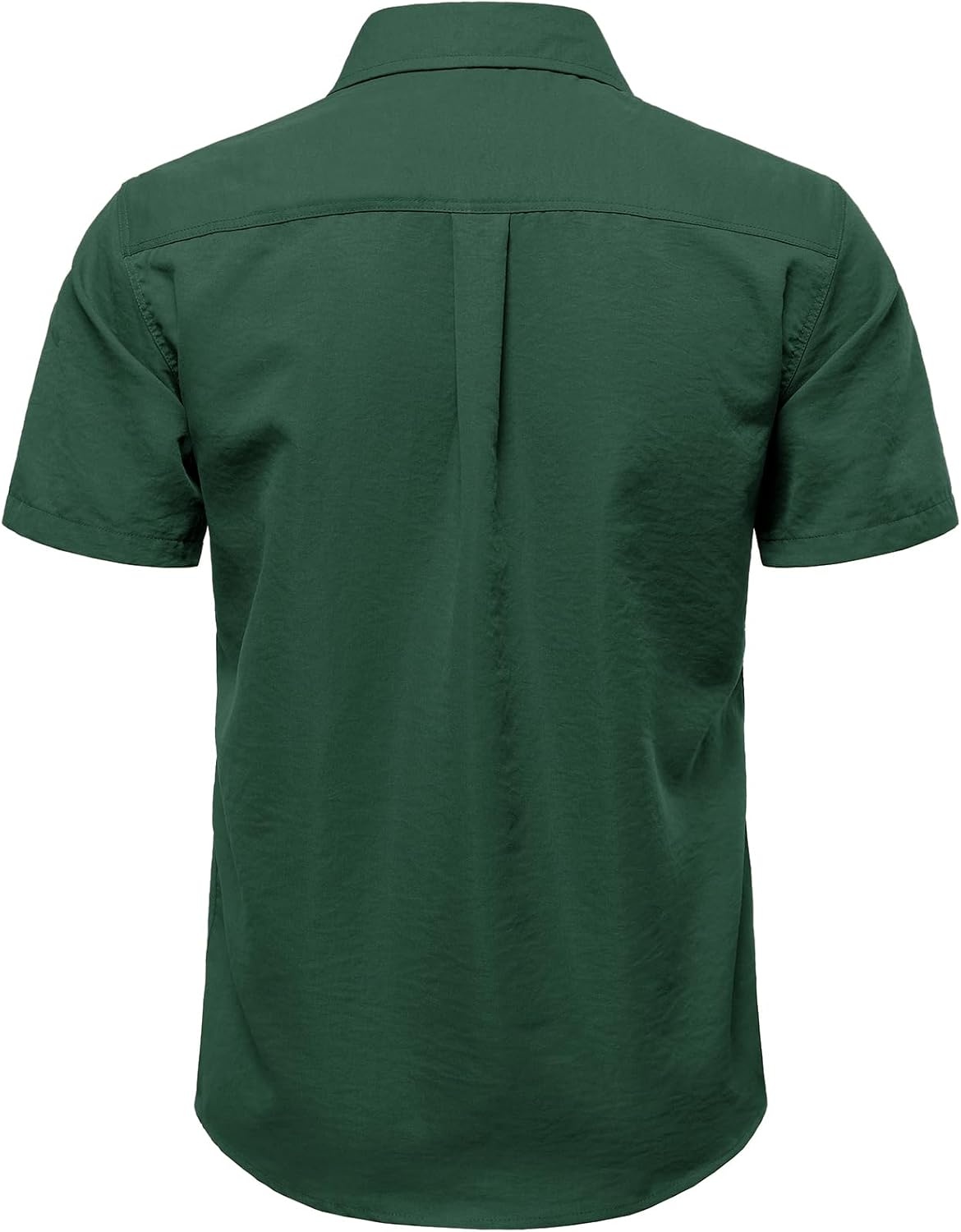 image:imageJEMITOP Mens Casual Stretch Short Sleeve Work ShirtsGreen