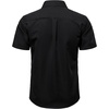 JEMITOP Mens Casual Stretch Short Sleeve Work Shirts(Black)