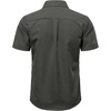 JEMITOP Mens Casual Stretch Short Sleeve Work Shirts(Dark Grey)