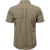 JEMITOP Mens Casual Stretch Short Sleeve Work Shirts(Dark Khaki)