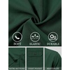 JEMITOP Mens Casual Stretch Short Sleeve Work Shirts(Green)