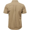 JEMITOP Mens Casual Stretch Short Sleeve Work Shirts(Khaki Yellow)