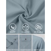 JEMITOP Mens Casual Stretch Short Sleeve Work Shirts(Light Blue)