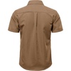 JEMITOP Mens Casual Stretch Short Sleeve Work Shirts(Light Brown)