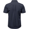JEMITOP Mens Casual Stretch Short Sleeve Work Shirts(Navy Blue)