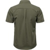 JEMITOP Mens Casual Stretch Short Sleeve Work Shirts(Olive Green)