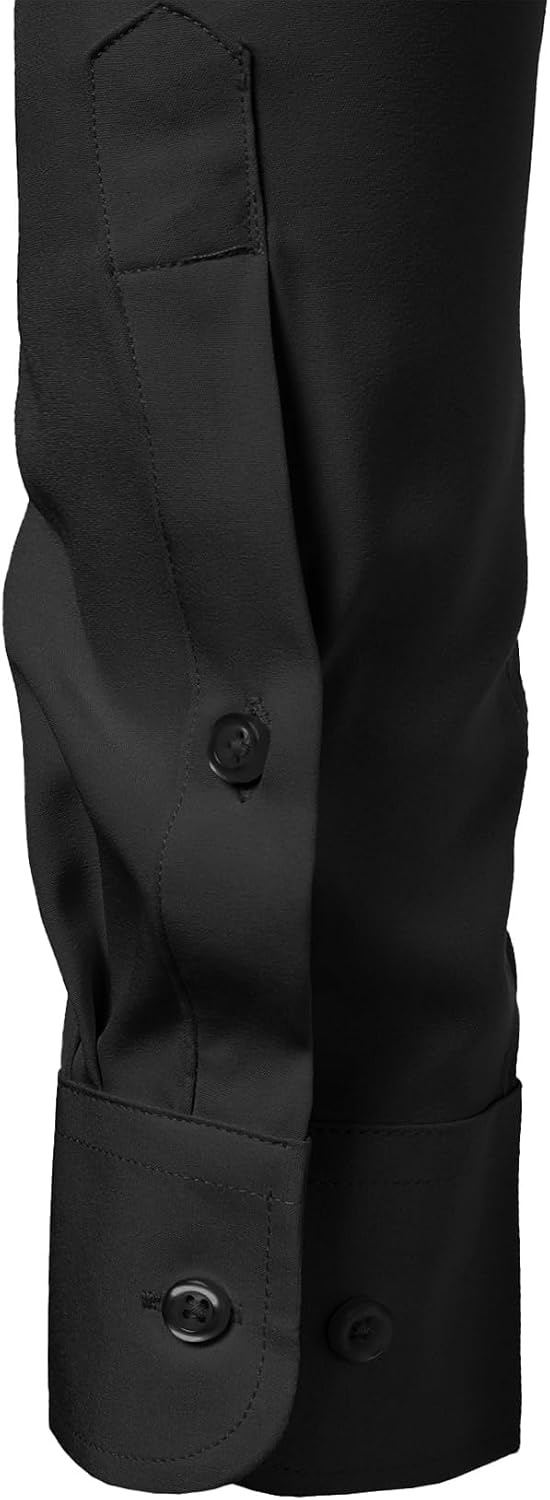 image:imageJEMITOP Men Stretch Business Casual Dress ShirtsBlack