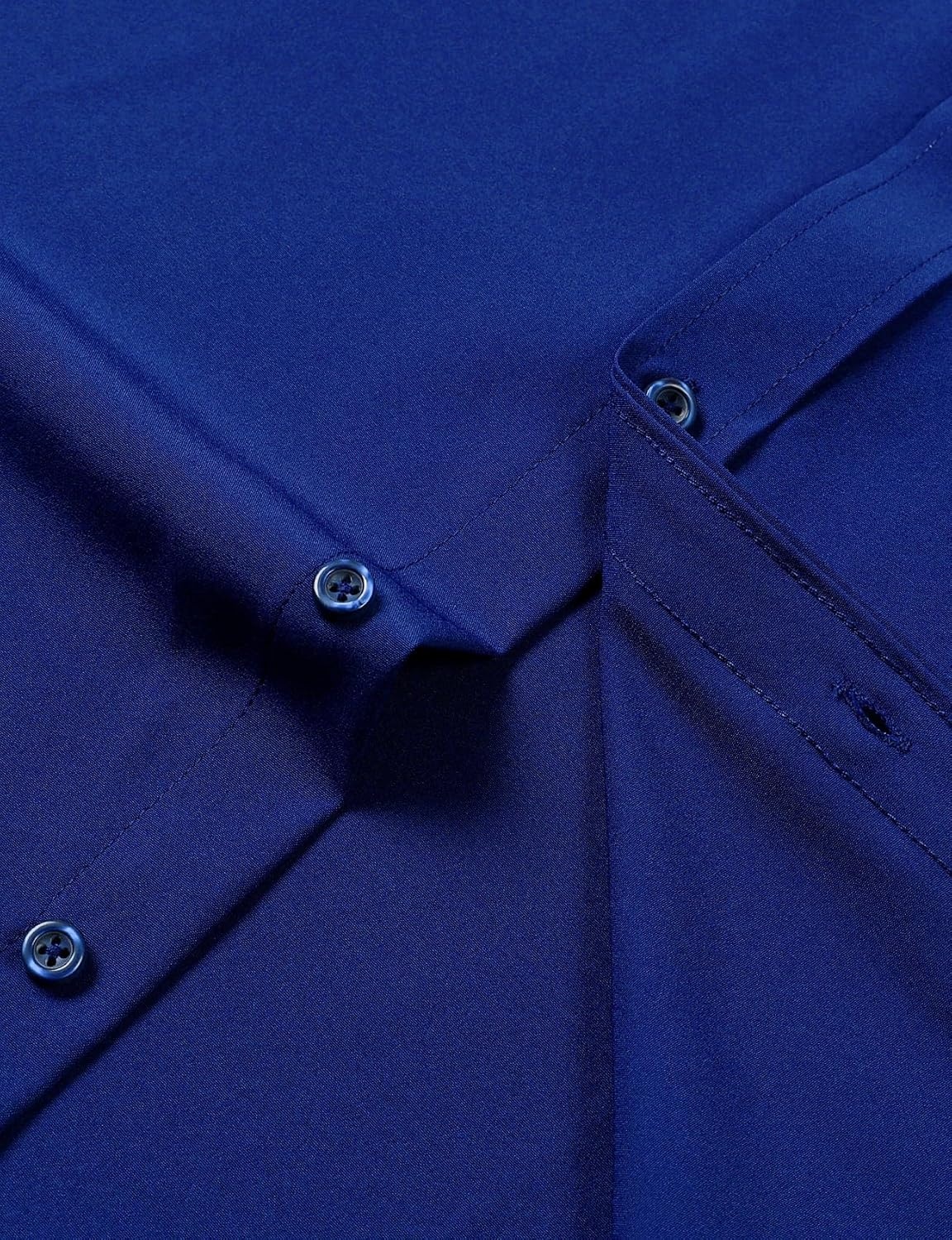 image:imageJEMITOP Men Stretch Business Casual Dress ShirtsRoyal Blue