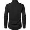 JEMITOP Men Stretch Business Casual Dress Shirts(Black White Pattern)