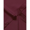 JEMITOP Men Stretch Business Casual Dress Shirts(Burgundy)
