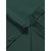 JEMITOP Men Stretch Business Casual Dress Shirts(Dark Green)