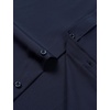 JEMITOP Men Stretch Business Casual Dress Shirts(Navy Blue)