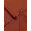 JEMITOP Men Stretch Business Casual Dress Shirts(Rust Red)