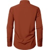 JEMITOP Men Stretch Business Casual Dress Shirts(Rust Red)