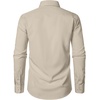 JEMITOP Men Stretch Business Casual Dress Shirts(Tan)