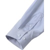 JEMITOP Men Stretch Business Casual Dress Shirts(White Blue Polka Dots)