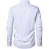 JEMITOP Men Stretch Business Casual Dress Shirts(White Purple Plaid)